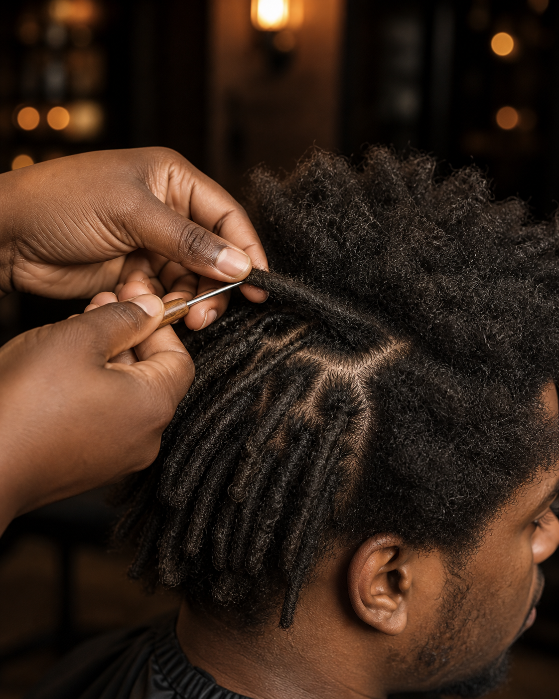 Half-Head Crochet Locs service example