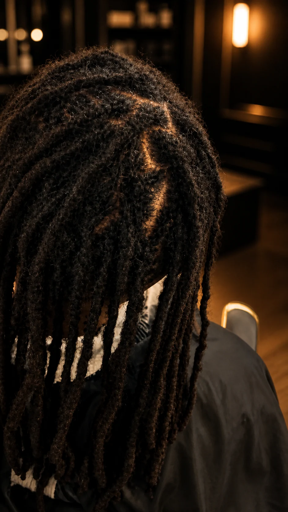 Mature locs after a finished retwist by Samonti