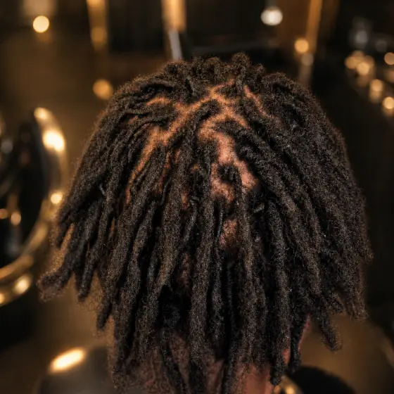 Fresh starter loc coils with clean sectioning viewed from above